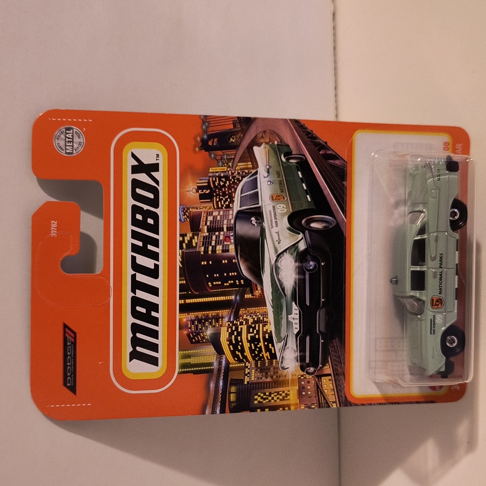 D2 Matchbox 59 Dodge Coronet police with shipping protector